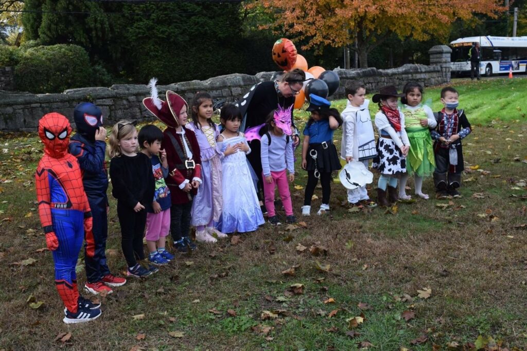 (PHOTO: Superheroes, dinosaurs, cowboys, princesses, bananas, cows & more at the Osborn Elementary Halloween 2022.)