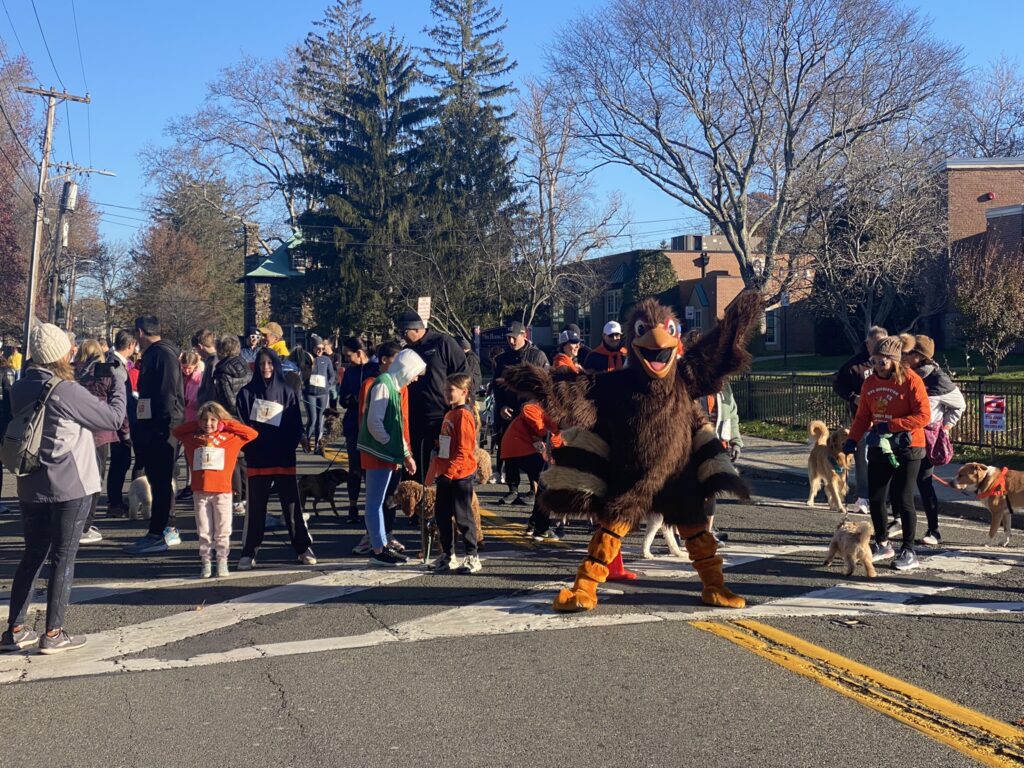 (PHOTO: The PAWS Walk at the 45th Annual Annual Turkey Run (aka Trot) on Saturday, November 26, 2022.)