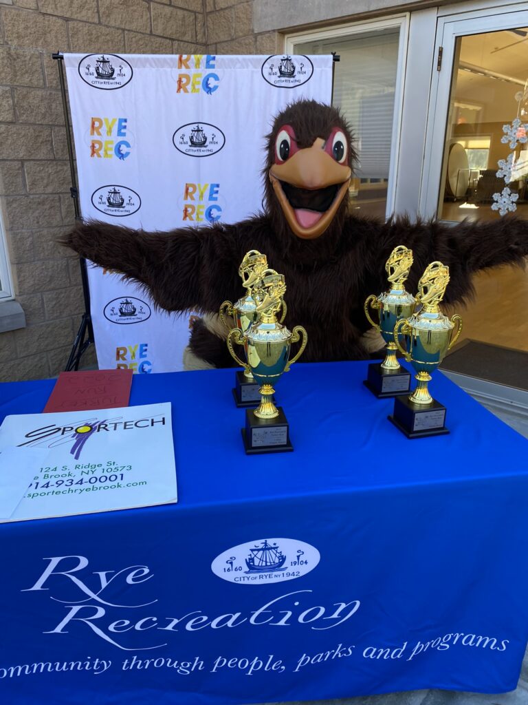 (PHOTO: The Rye Rec Turkey entertained the crowds from start to finish at the 45th Annual Annual Turkey Run (aka Trot) on Saturday, November 26, 2022.)