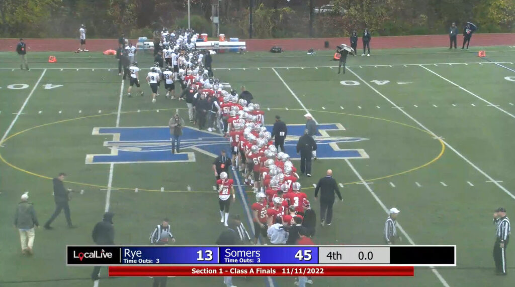 Rye Boys Varsity Football Championships vs. Somers 2022-11-11