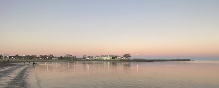 (PHOTO: The Playland Pier seen from Playland Beach as it stretches into Long Island Sound. File Photo.)