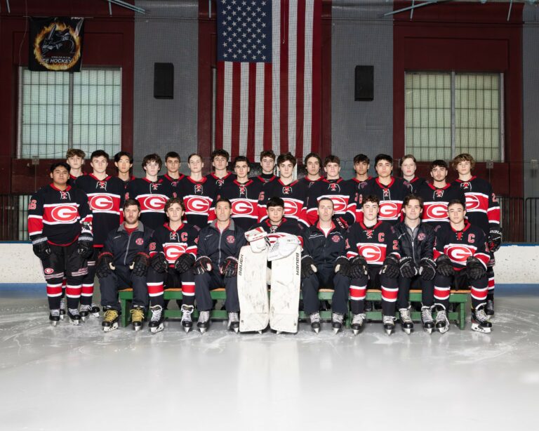 (PHOTO: The 2022-2023 Rye Boys Varsity Hockey team.)