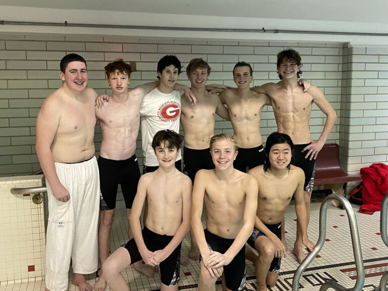 (PHOTO: The 2022-2023 Rye-Rye Neck Boys Swimming and Diving Team.)