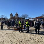 (PHOTO: The 21st Annual Polar Bear Plunge was held on January 1st, 2023 in Rye Town Park and honored Norbert Galligan.)