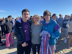 (PHOTO: Cliona Cronin with her sons Cian and Conor Galligan.)