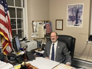 (PHOTO: Rye City Court Judge Joe Latwin in his office on Monday, December 5, 2022.)