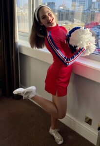 (PHOTO: Rye Middle School eighth grader and NCA (National Cheerleaders Association) All-American Elle Talbott.)