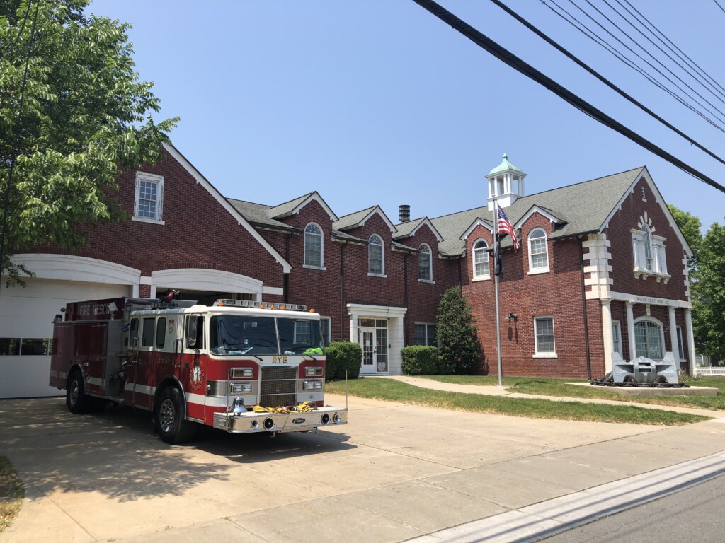 (PHOTO: The Rye Fire Department's Milton Fire House. Credit: Will McCullough.)