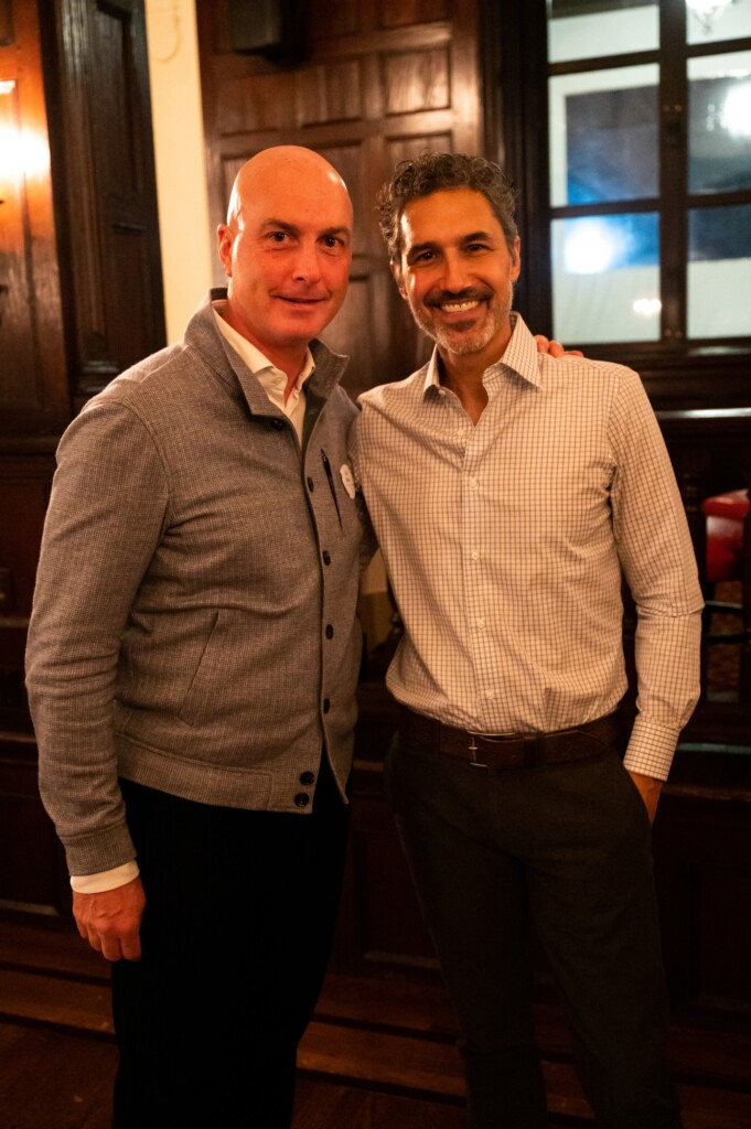 (PHOTO: Bill Miller and Ethan Zohn at the Soul Ryeders Get Together to Give Together event at the Westchester Country Club on Friday, January 27, 2023.)