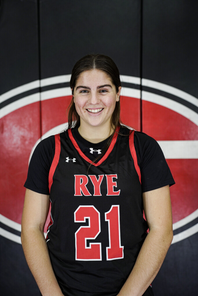 (PHOTO: The 2022-23 Rye Girls Varsity Basketball MVP is junior Maddy Walsh.)