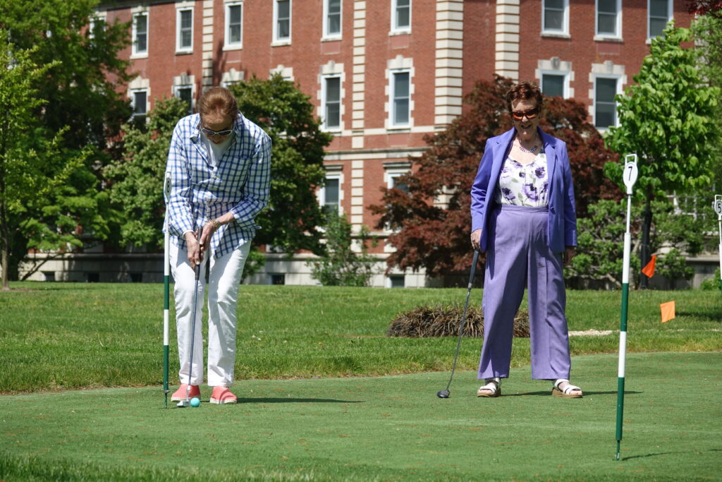 (PHOTO: The putting green at The Osborn.)