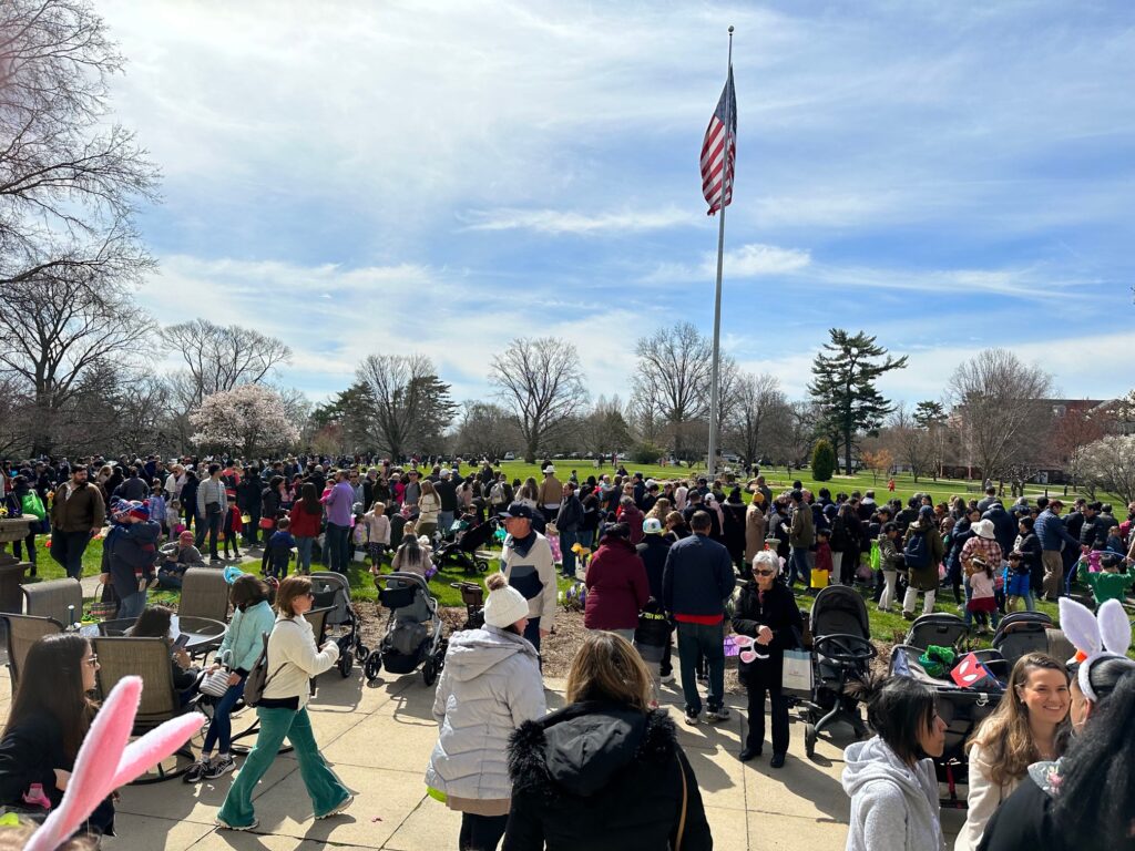 (PHOTO: 400 egg hunters visited The Osborn campus for its 2023 hunt.)