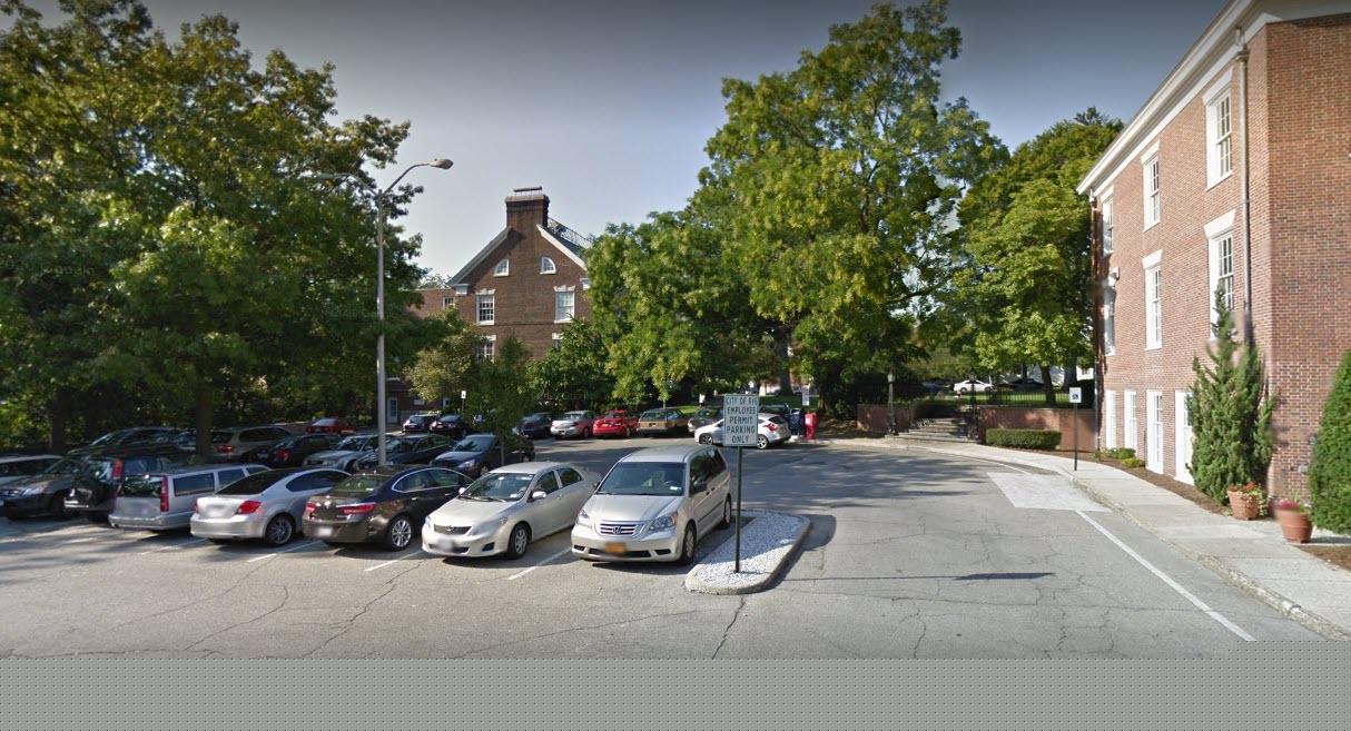 (PHOTO: The parking area behind Rye City Hall and adjacent to the Rye Free Reading Room will have new time limits starting Monday, May 1st, 2023.)