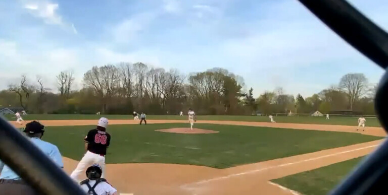 Rye Boys Varsity Baseball 2023-04-14 @ Eastchester - Charlie Rupp