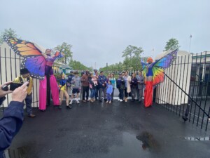 (PHOTO: A ribbon cutting by Playland staff, friends and VIPs welcomed the 95th season opening on Saturday.)