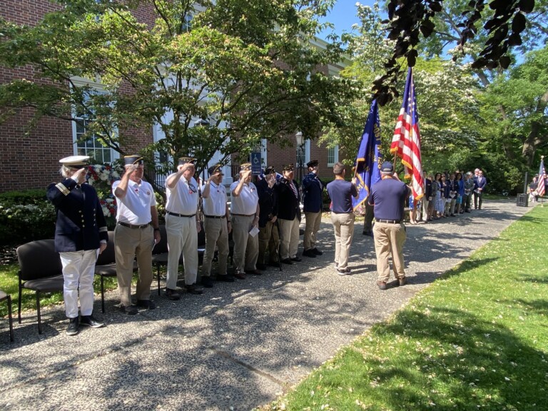 (PHOTO: The 2023 Memorial Day ceremony on the Rye Village Green.)