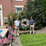 (PHOTO: The 2023 Memorial Day ceremony on the Rye Village Green.)