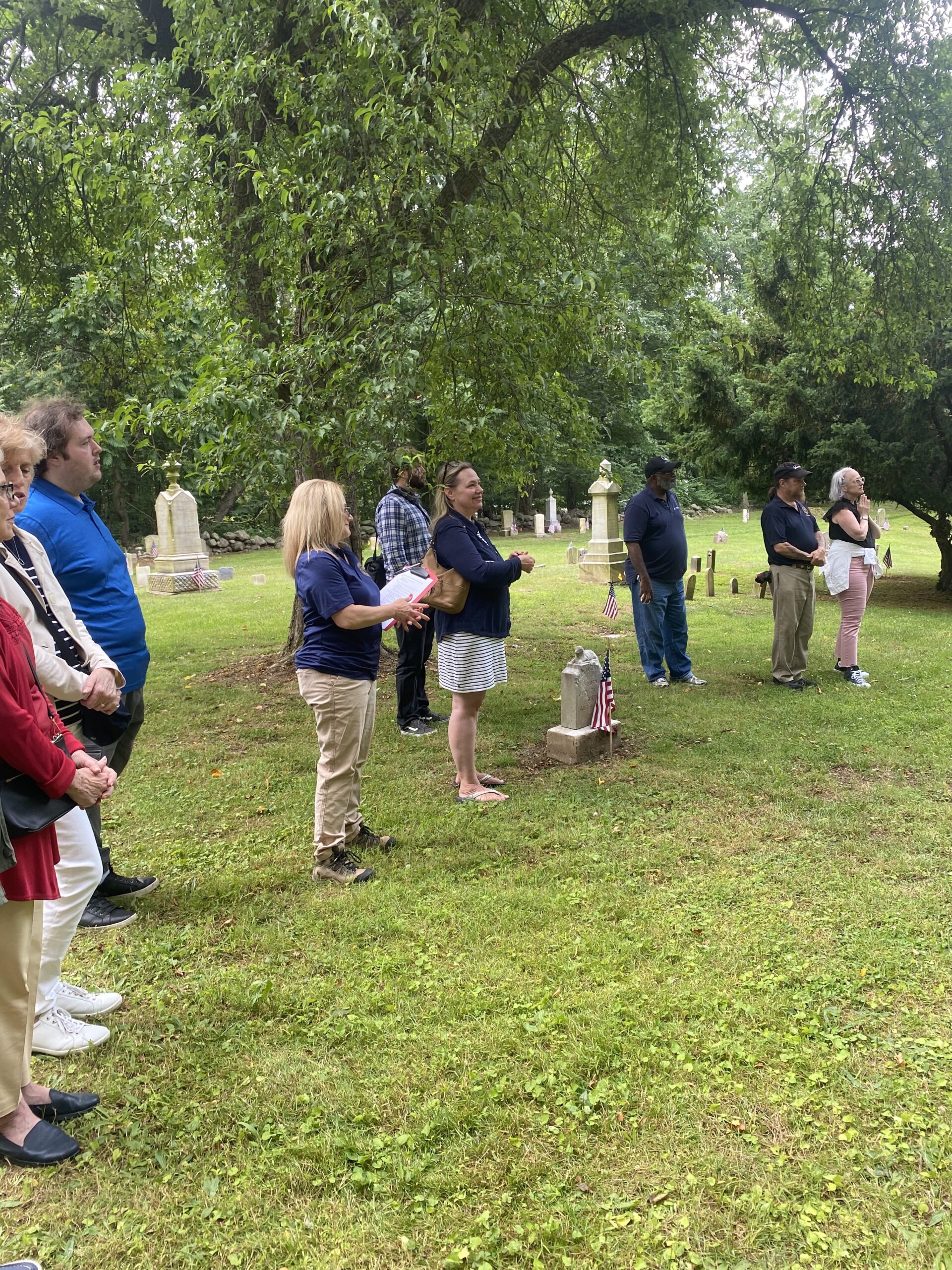 (PHOTO: A Juneteenth celebration was held at the African American Cemetery on June 17.)