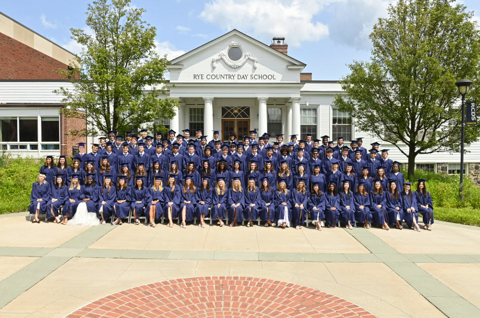(PHOTO: The 2023 graduates of Rye Country Day School.)