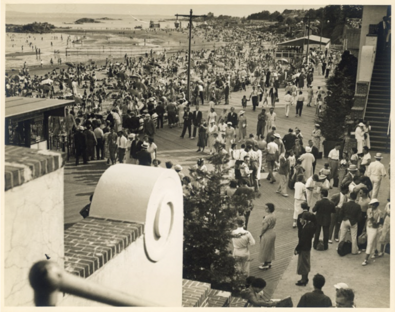 (PHOTO: Playland Boardwalk c. 1940 Credit: Fred Lerner)