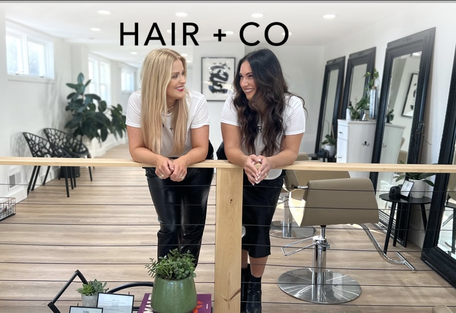 (PHOTO: Hair + Co. co-owners Anna Holowienko (left) and Cristina Savone (right).)