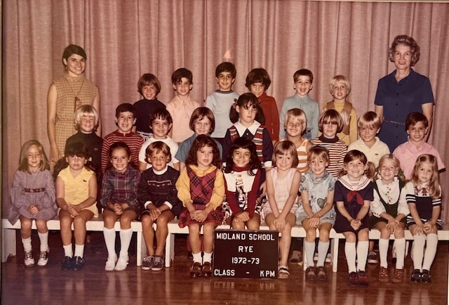 (PHOTO: Maggie Nye at Midland School in Kindergarten Class in 1972)