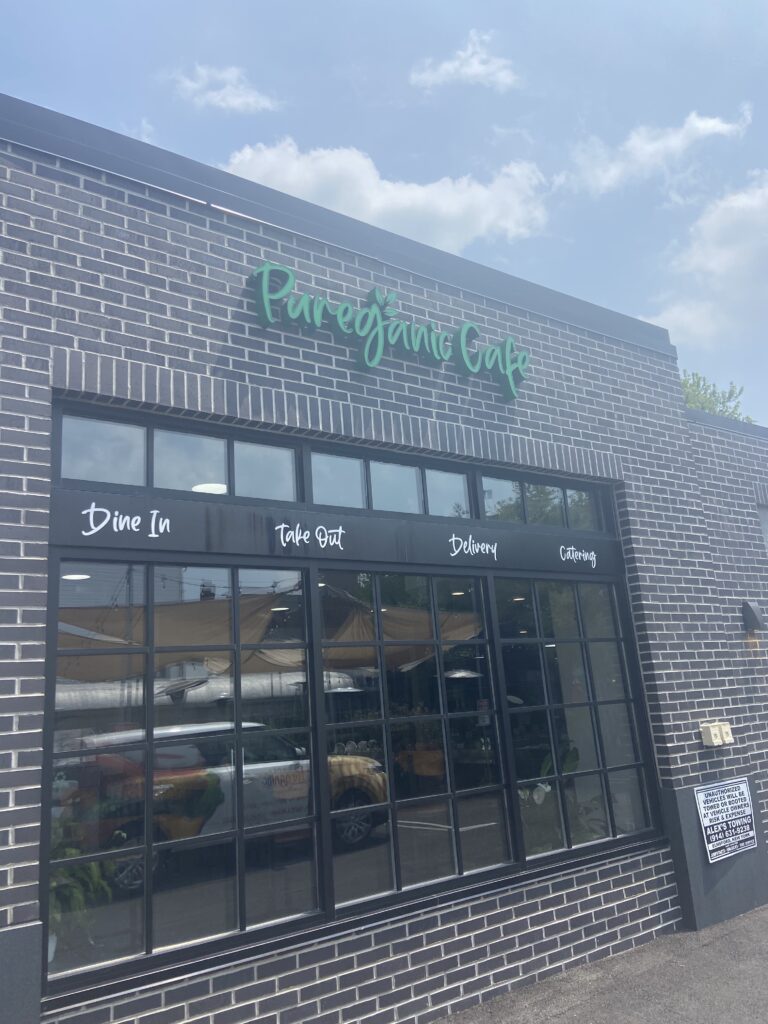 (PHOTO: Pureganic Cafe on Halstead Avenue in Harrison)