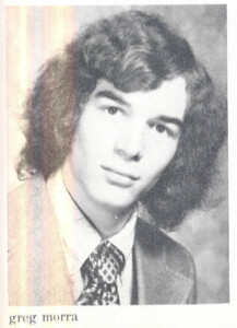 (PHOTO: Greg Morra, Rye High School Class of 1974 from the 1974 Stagecoach yearbook.)