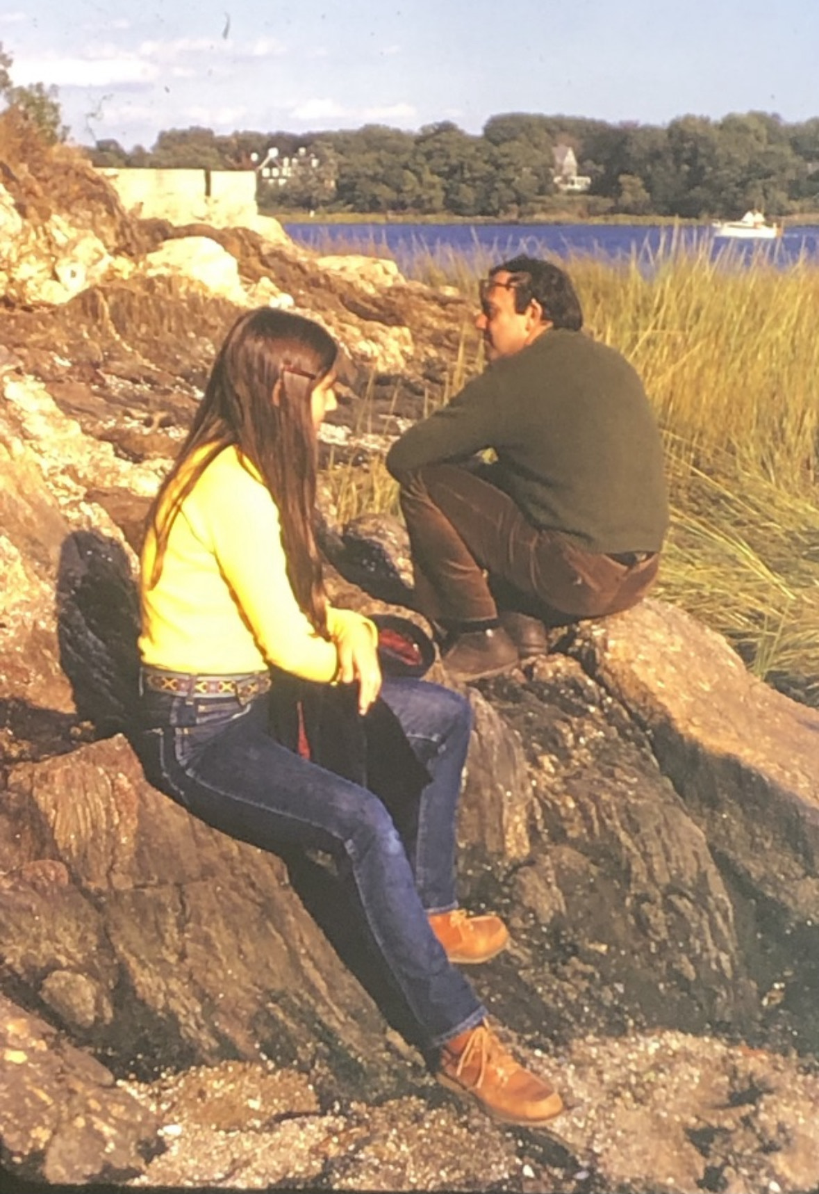 (PHOTO: Lisa Stewart and her father frequently took trips to the Marshlands.)