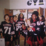 (PHOTO: Latoya Anderson was co-captain of the Rye High School cheerleading squad her senior year.)