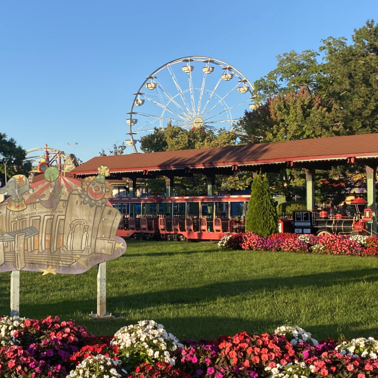 (PHOTO: The Playland Express train ride in the Kiddyland section of Rye Playland. File photo.)