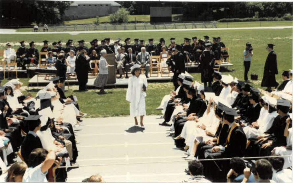 (PHOTO: Adriane DeFeo on RHS Graduation Day, June 1985)