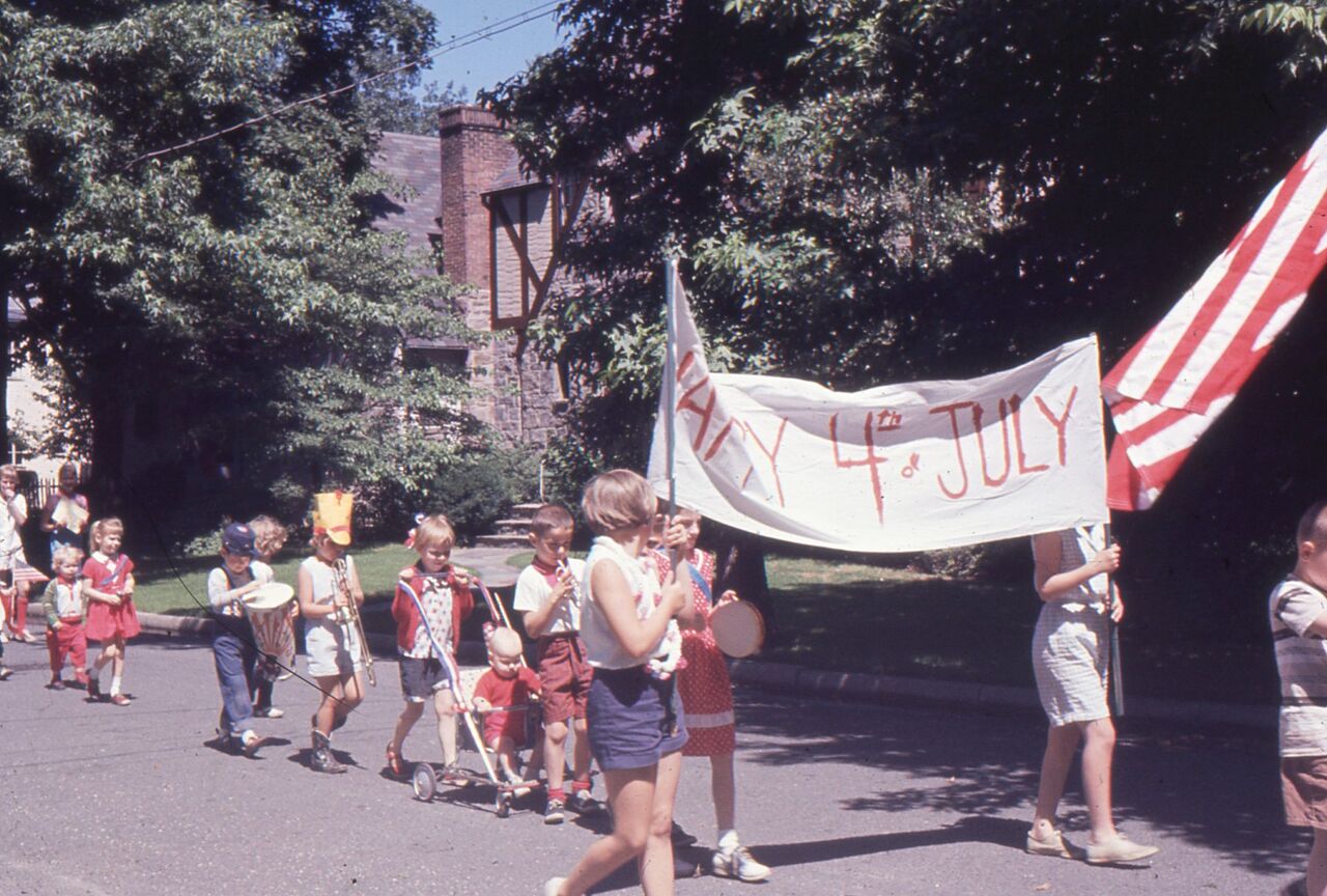 (PHOTO: The July 4th parade down Ellsworth Avenue in the 1960s.)