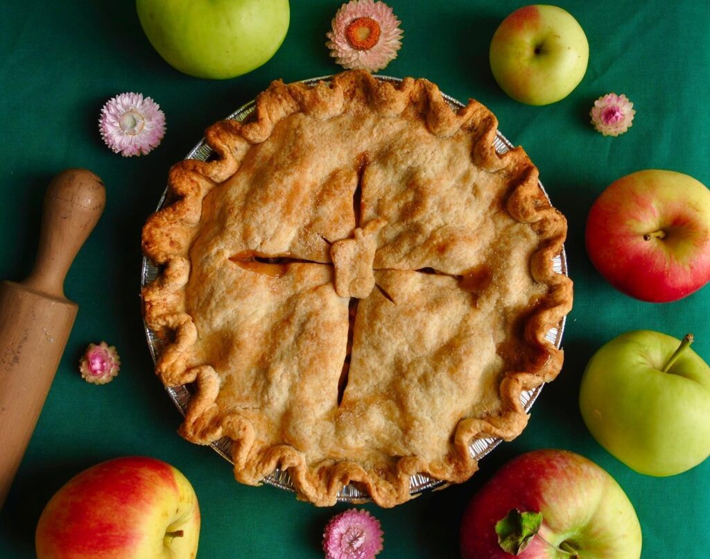 (PHOTO: A Noble apple pie.)