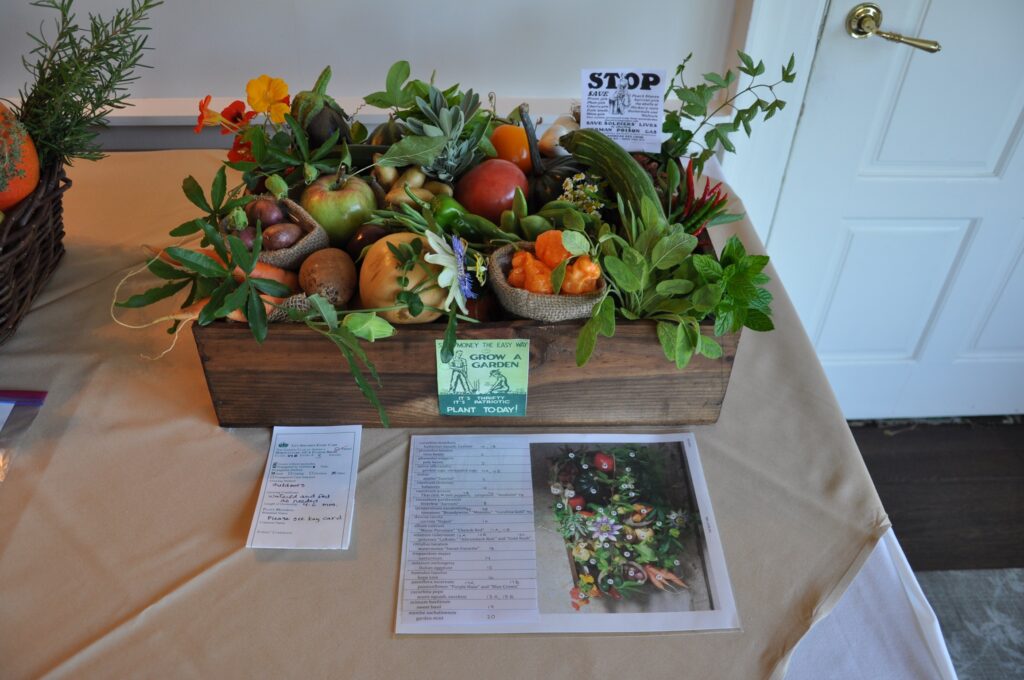 (PHOTO: An entry from the Rye Garden Club's centennial show in 2015.)