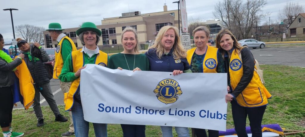 (PHOTO: Catherine Parker, candidate and current Westchester County Legislator, District 7, with a local Lions Club.)
