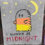(PHOTO: Local merchants offered their windows and local artists and their parental supervisors went to work during the 70th Annual Halloween Window Painting on Purchase Street on Sunday, October 22, 2023.)