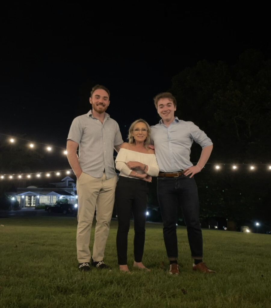 (PHOTO: Katie Manger, candidate for Westchester County Legislator, District 7 with her sons Liam and Brendan.)