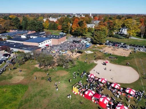 (PHOTO: An aerial view of the 2022 Osborn Scare Fair. The 2023 Scare Fair is on Saturday, October 28th.)