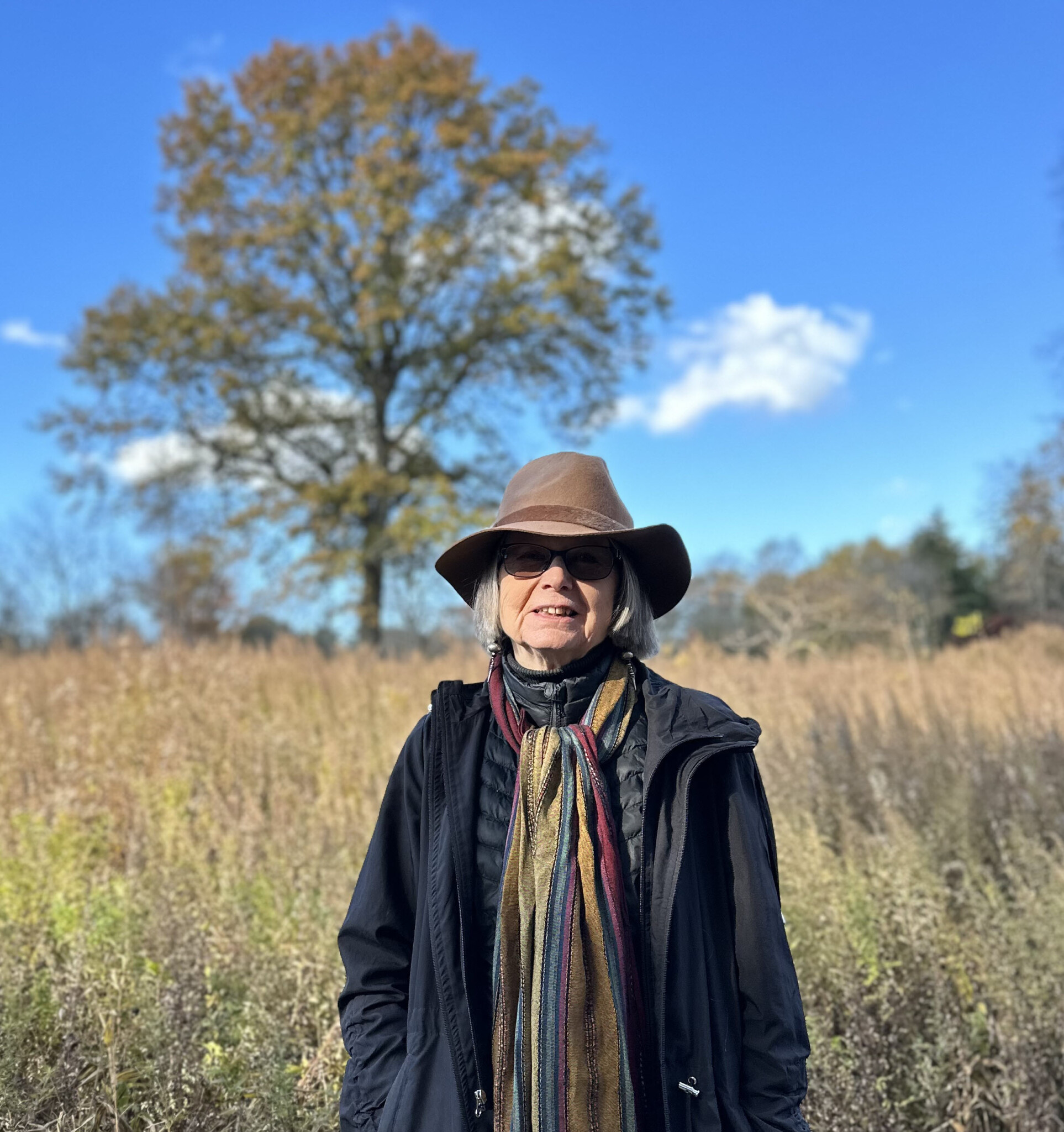 (PHOTO: Claire Francis, president of the Friends of Marshlands.)