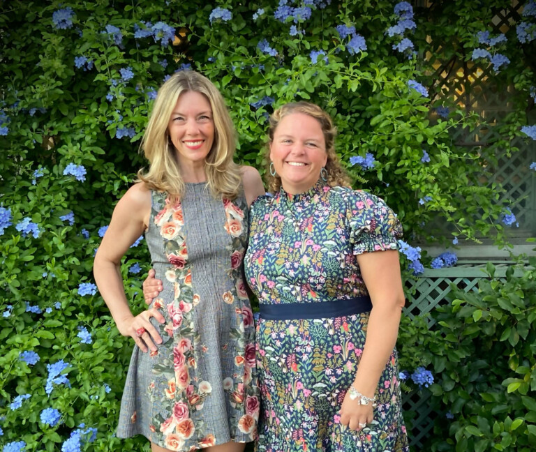 (PHOTO: Friends of Rye Town Park President Diana Page and Chief Gardening Officer Lucy Berkoff.)