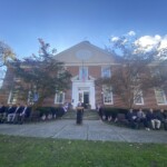 (PHOTO: The Veterans Day ceremony on the Rye Village Green November 11, 2023.)