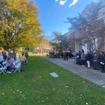 (PHOTO: The Veterans Day ceremony on the Rye Village Green November 11, 2023.)