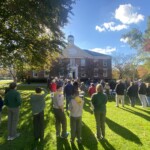 (PHOTO: The Veterans Day ceremony on the Rye Village Green November 11, 2023.)