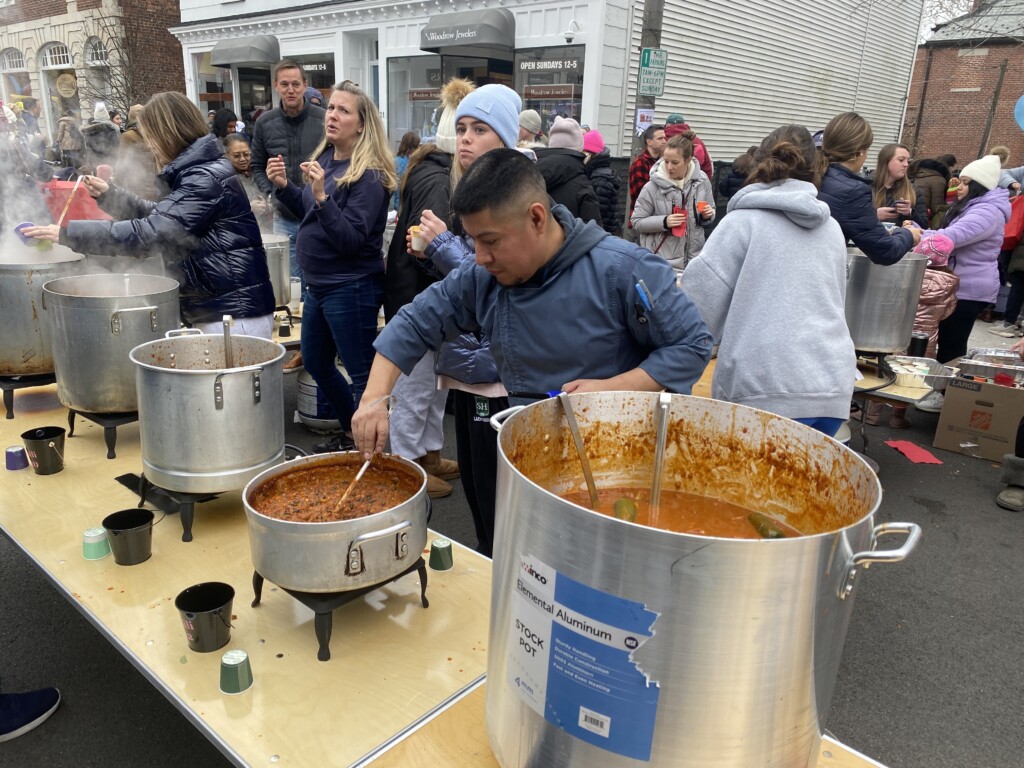 (PHOTO: It was chili for Mistletoe Magic on Purchase Street in Rye on Sunday, November 26, 2023.)