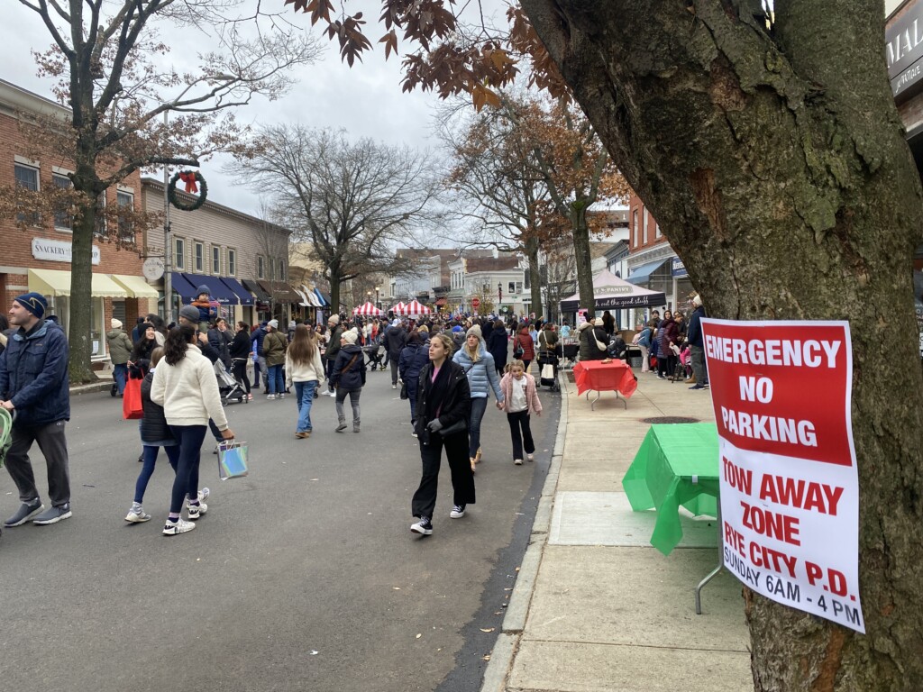 (PHOTO: Mistletoe Magic on Purchase Street in Rye on Sunday, November 26, 2023.)