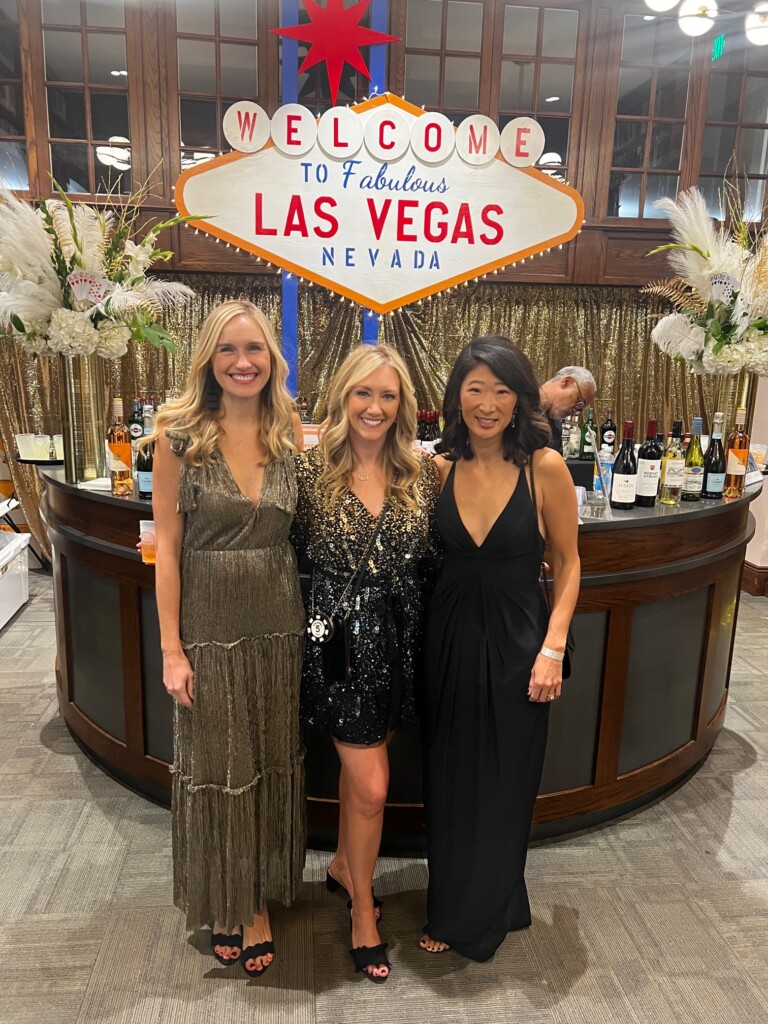 (PHOTO: Rye Free Reading Room 2023 Casino Night Co-Chairs Madison Walsh, JoDee Weis, and Valerie Chuebon.)