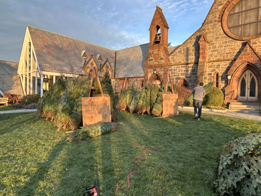 (PHOTO: The 13th Annual Christmas Tree Sale at Christ's Church is on Saturday, December 2, 2023.)