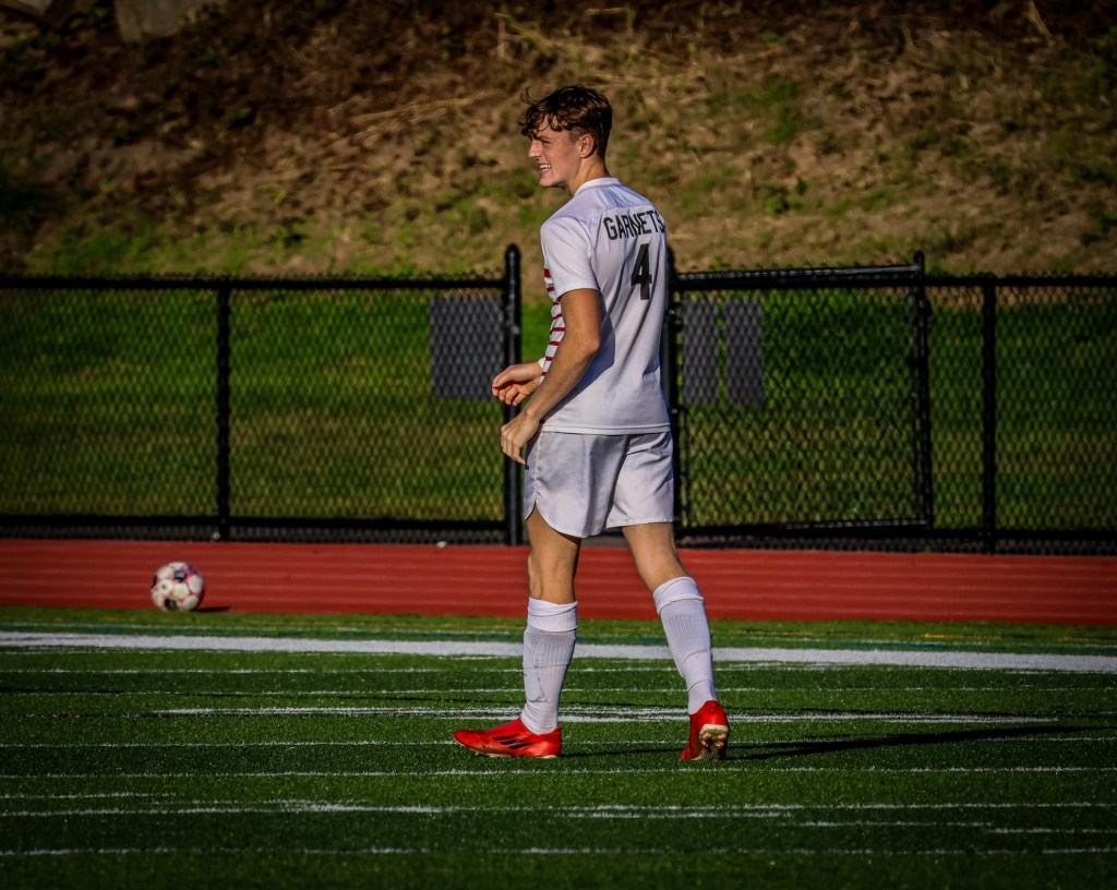 (PHOTO: ​​​​Rye Boys Varsity Soccer player Tilman Oberbannscheidt: Miller Family Heart Award.)