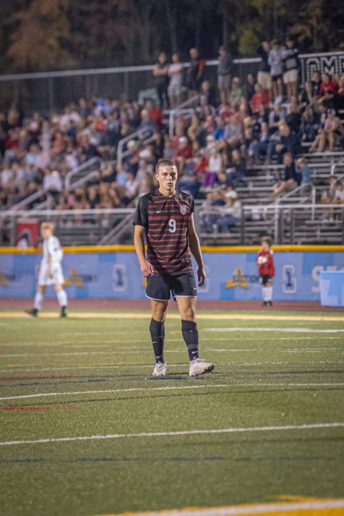 (PHOTO: ​Rye Boys Varsity Soccer player Tommy Broderick: Miller Family Heart Award.)